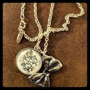 "His time his way his story his glory" necklace